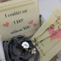 Silk Wrap bracelets for 8 Bridesmaids